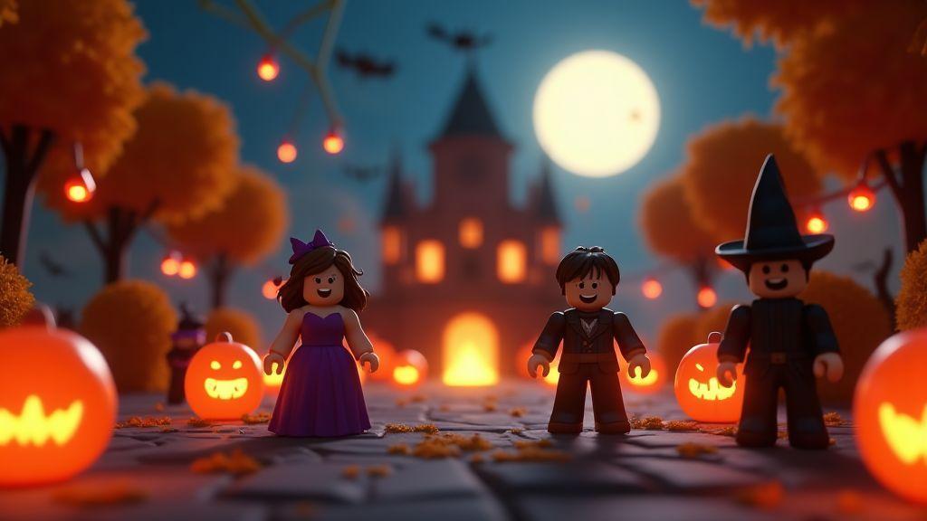 How do I participate in the Halloween is Coming event on Roblox?